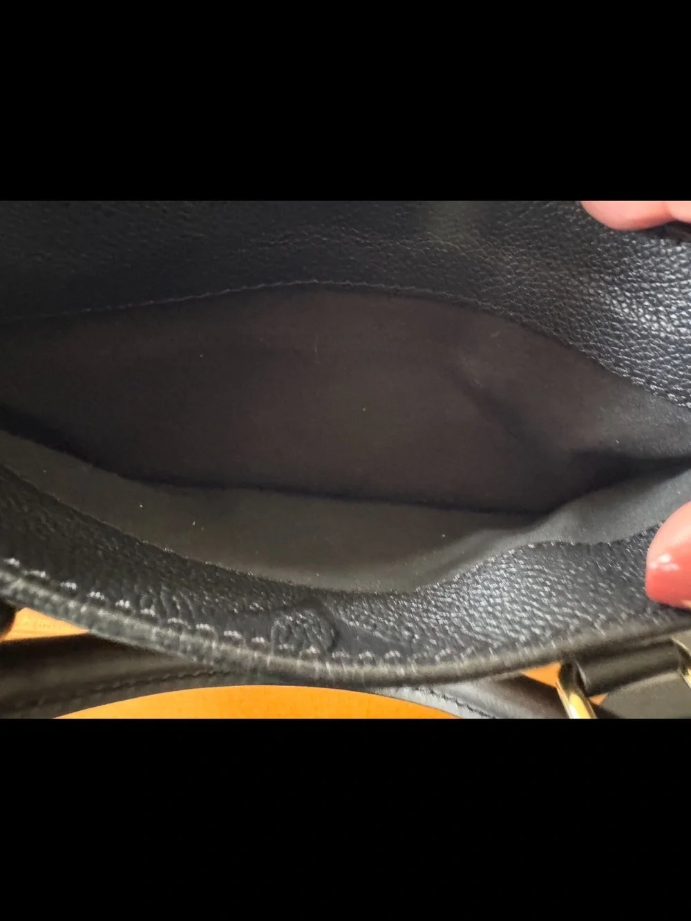 Louis Vuitton Black OnTheGo East West bag